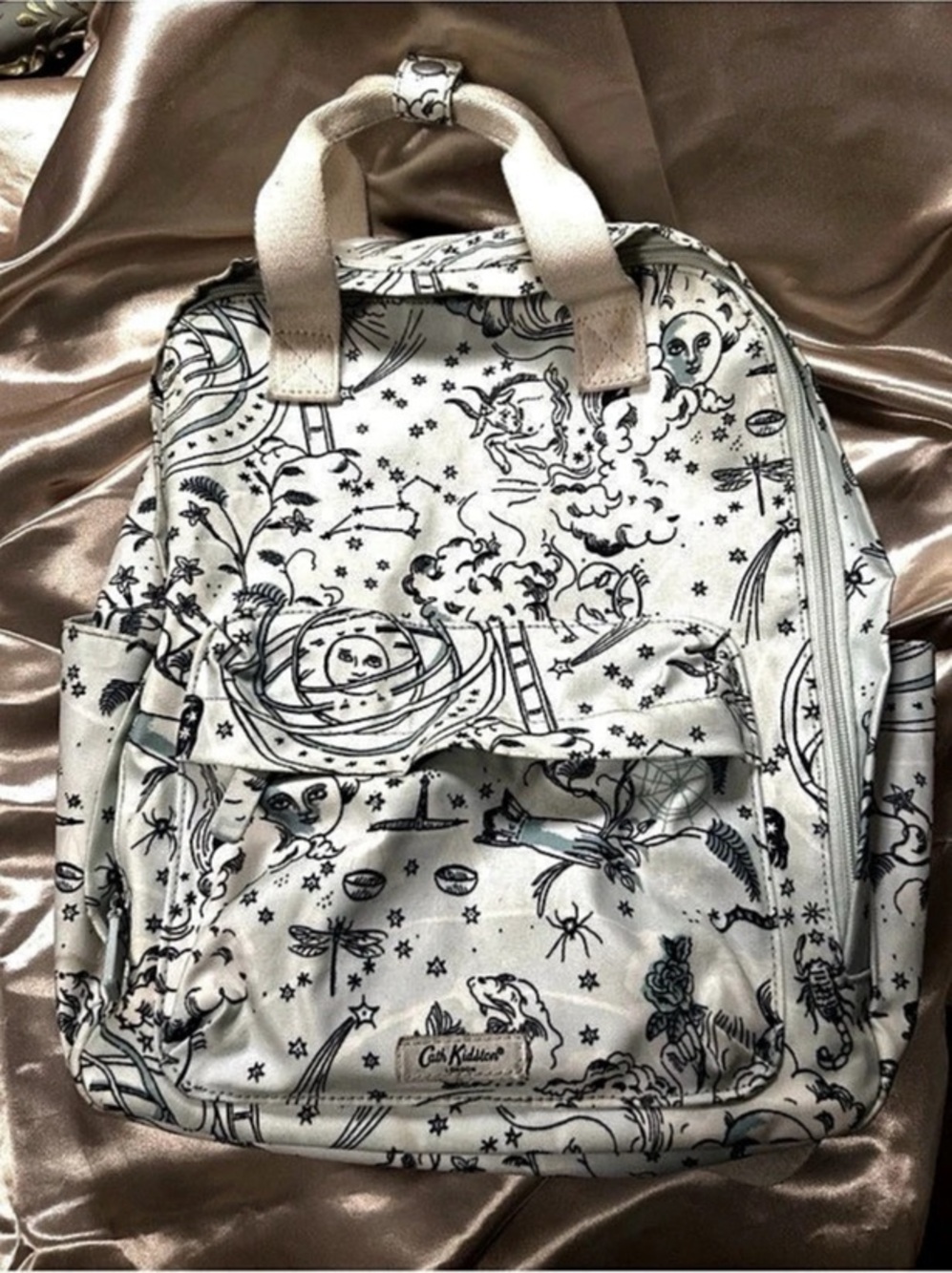 Cath Kidston Power to the Peaceful Celestial Backpack Rare